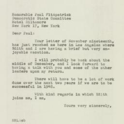 Letter: 1946 November 23