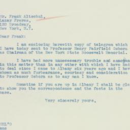 Letter: 1934 May 9