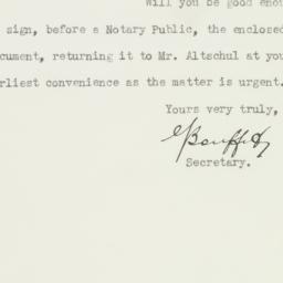 Letter: 1938 June 6