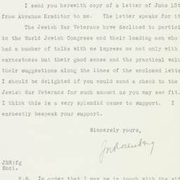 Letter: 1936 June 16