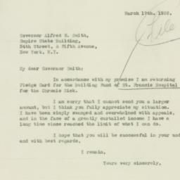 Letter: 1932 March 19