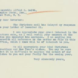 Letter: 1933 December 28