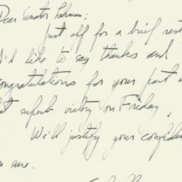 Letter: 1951 August 27