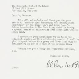 Letter: 1948 December 22