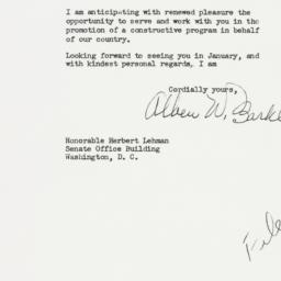 Letter: 1954 November 12