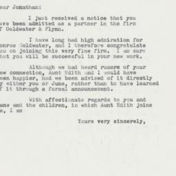 Letter: 1959 January 13