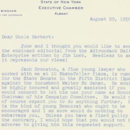 Letter: 1956 August 29