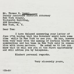 Letter: 1937 July 5