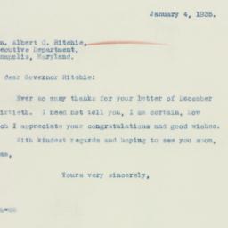 Letter: 1935 January 4