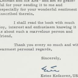 Letter: 1963 April 26