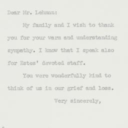 Letter: 1963 August 20