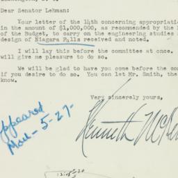 Letter: 1952 May 15