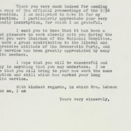Letter: 1960 September 26