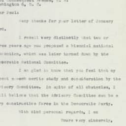 Letter: 1957 February 3