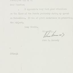Letter: 1954 April 7
