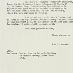 Letter: 1953 April 3