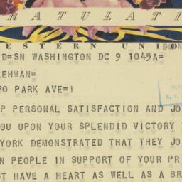 Letter: 1949 November 9