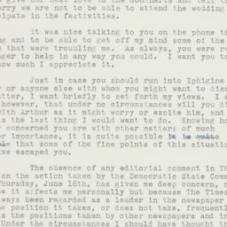 Letter: 1960 June 19