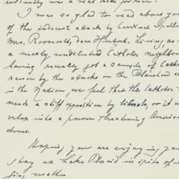 Letter: 1949 July 25
