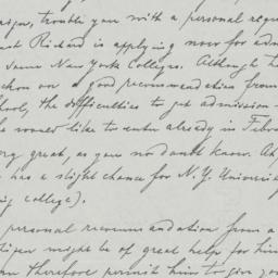 Letter: 1940 October 7