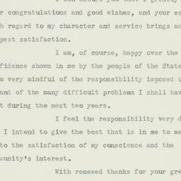Telegram: 1932 November 10