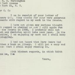 Letter: 1955 January 6