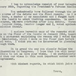 Letter: 1955 January 31