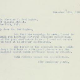 Letter: 1936 November 13
