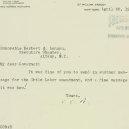 Letter: 1936 April 22