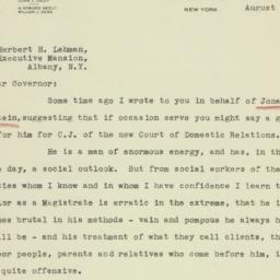 Letter: 1933 August 17