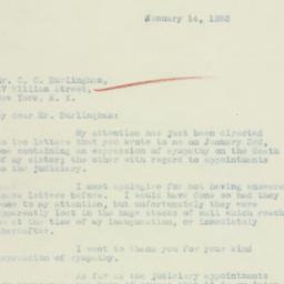 Letter: 1933 January 14