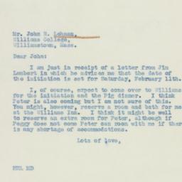 Letter: 1939 January 12