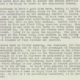 Letter: 1953 September 9
