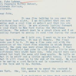 Letter: 1935 October 21
