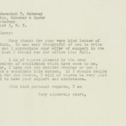 Letter: 1949 July 5