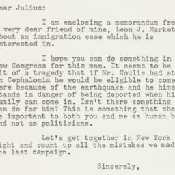 Letter: 1954 December 16