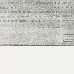 Telegram: 1937 July 16