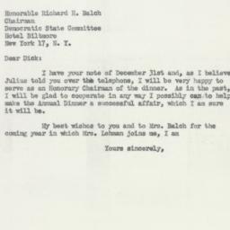 Letter: 1954 January 8