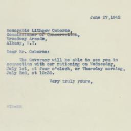 Letter: 1942 June 27
