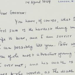 Letter: 1944 April 14