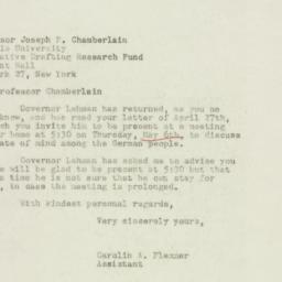 Letter: 1948 May 4