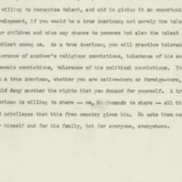 Speech: 1941 May 18