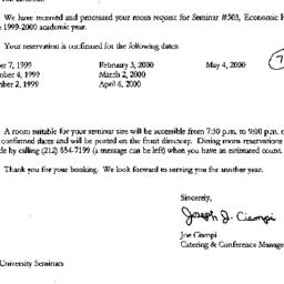Correspondence, 2000-06-28....