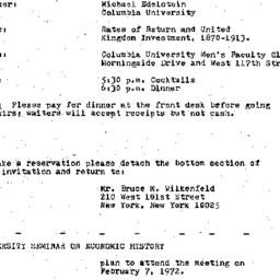 Announcements, 1972-02-07. ...