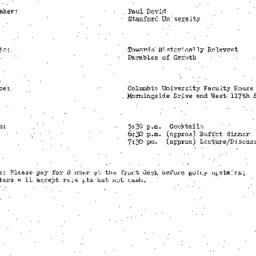 Announcements, 1972-12-07. ...