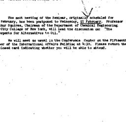 Announcements, 1974-01-29. ...