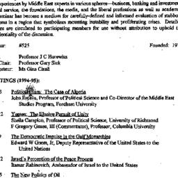 Background paper, The Middl...