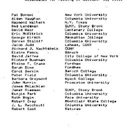 Minutes, 1990-11-13. Early ...