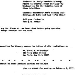 Announcements, 1972-02-08. ...