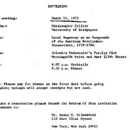 Announcements, 1972-03-14. ...